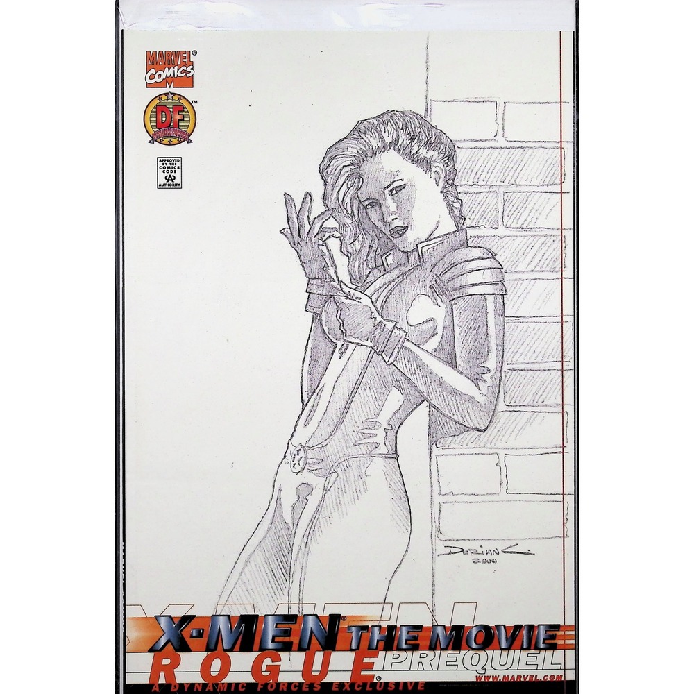 X-Men‎ Movie Prequel Rogue Dynamic Forces Concept Sketch Variant w/ COA Marvel